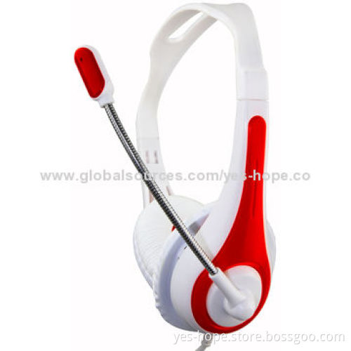 Good Quality Long-wired Computer Headphones with 20Hz-20kHz Frequency